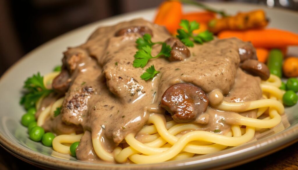 round steak stroganoff