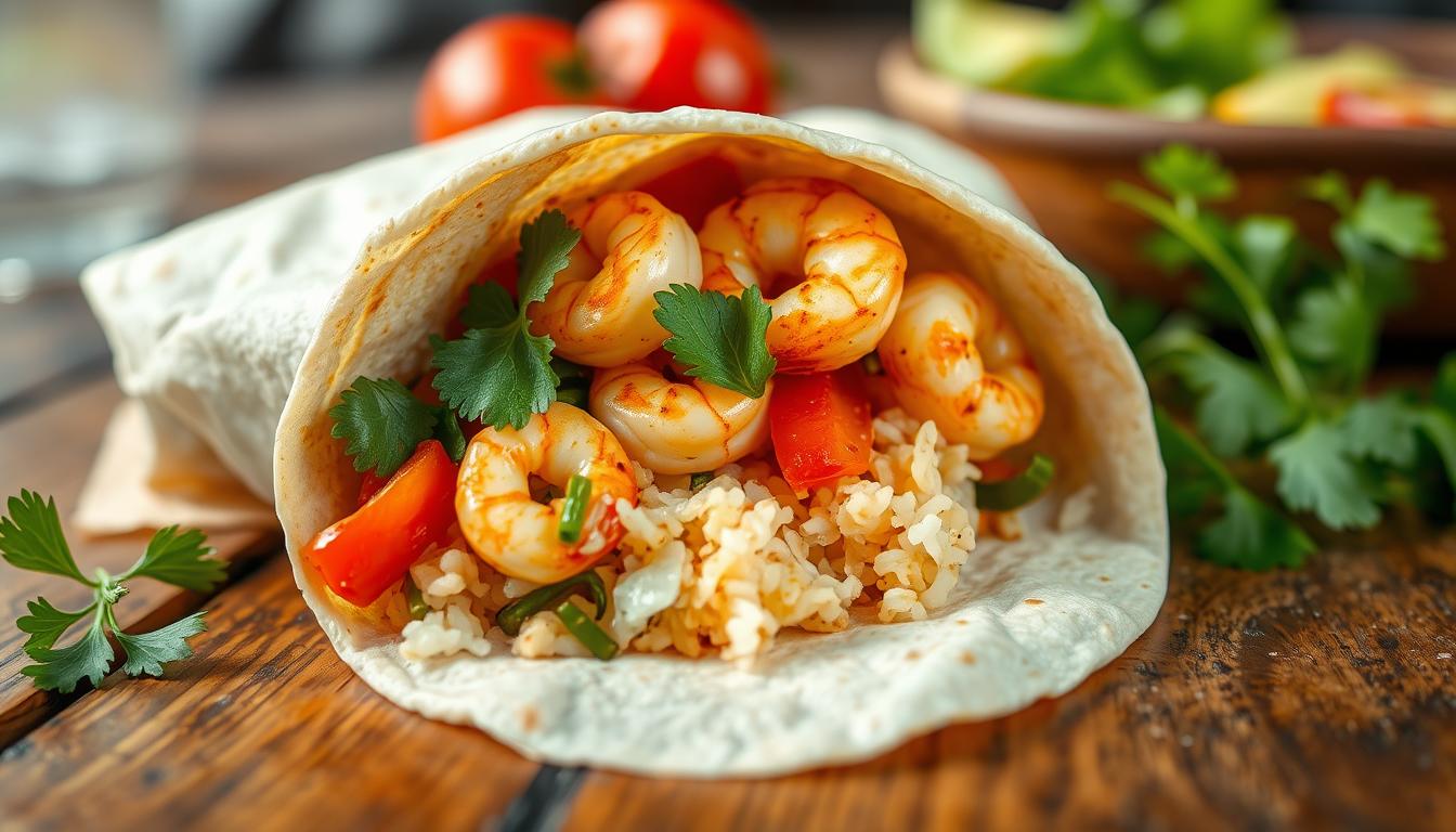 shrimp burrito