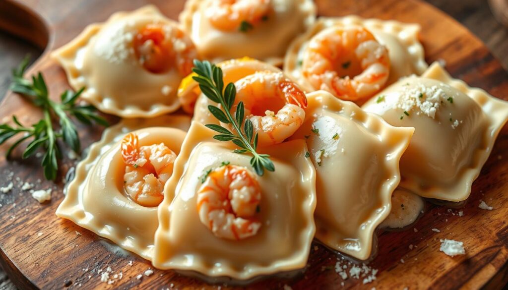 Gourmet Shellfish Ravioli with Ricotta