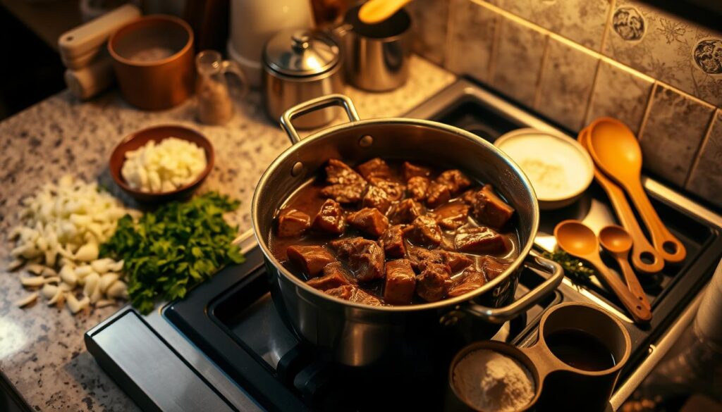 Homemade Venison Gravy Preparation