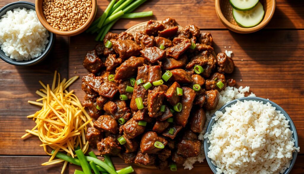 Mongolian Ground Beef Serving Suggestions