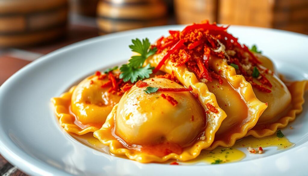 Spicy Crab Ravioli Italian Cuisine