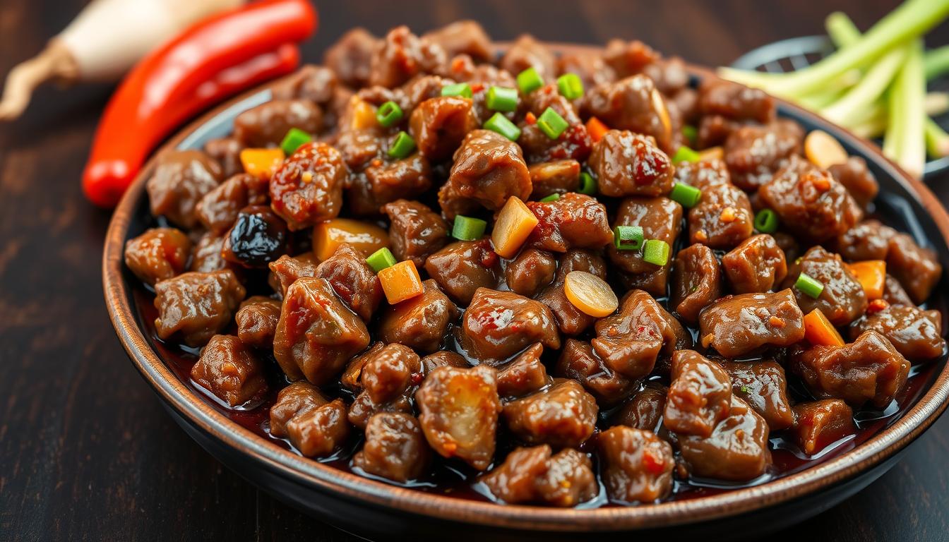 mongolian beef with ground beef